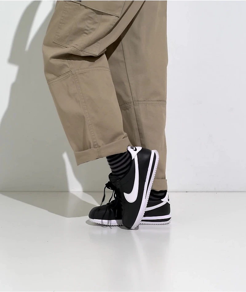Nike Women's Cortez Black & White Shoes