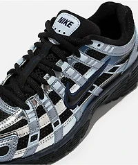 Nike Women's P-6000 Black, Hydro Blue & Silver Shoes
