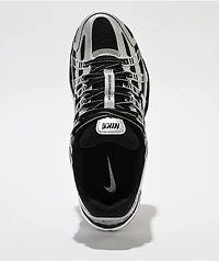 Nike Women's P-6000 Metallic Silver & Black Shoes
