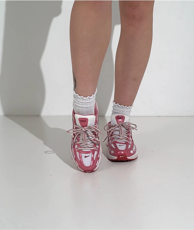 Nike Women's P-6000 Summit White & Peony Shoes