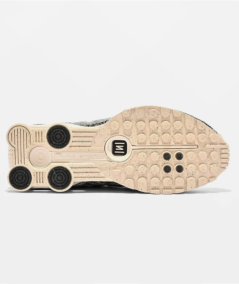 Nike Women's Shox R4 Snake & Light Orewood Brown Shoes