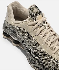 Nike Women's Shox R4 Snake & Light Orewood Brown Shoes