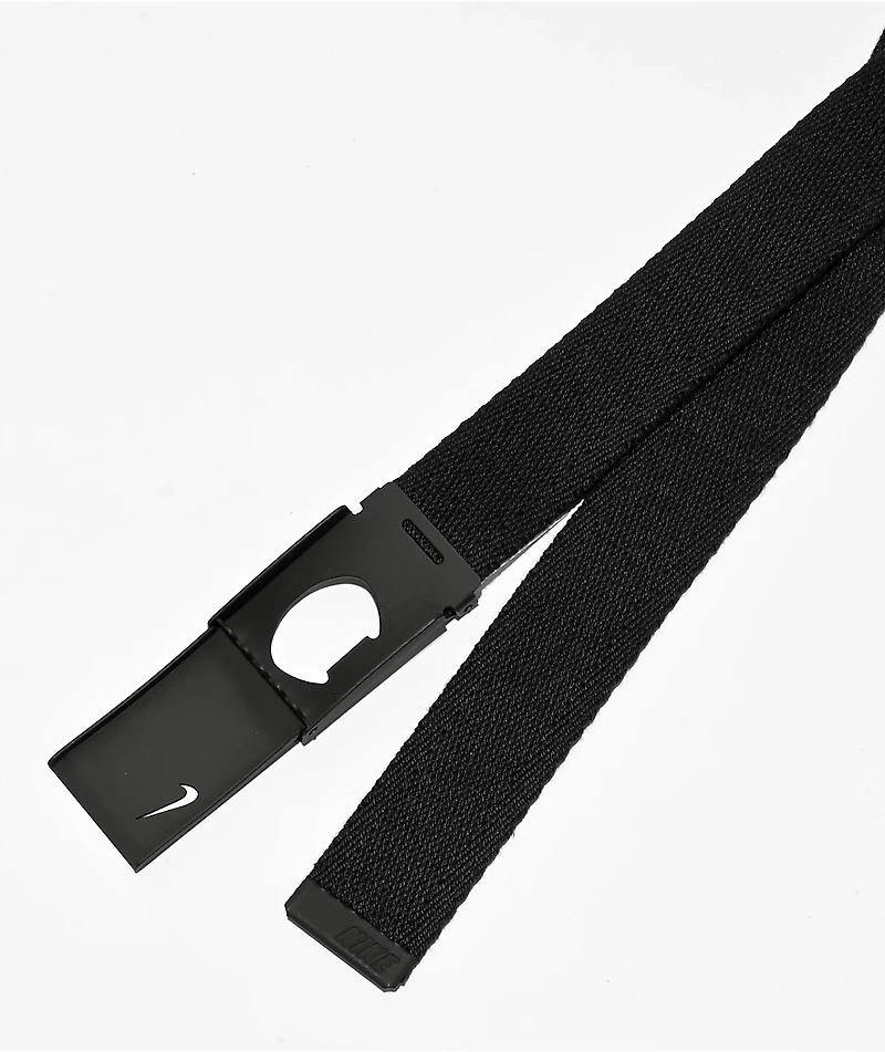 Nike Women's Tech Essential Black Web Belt
