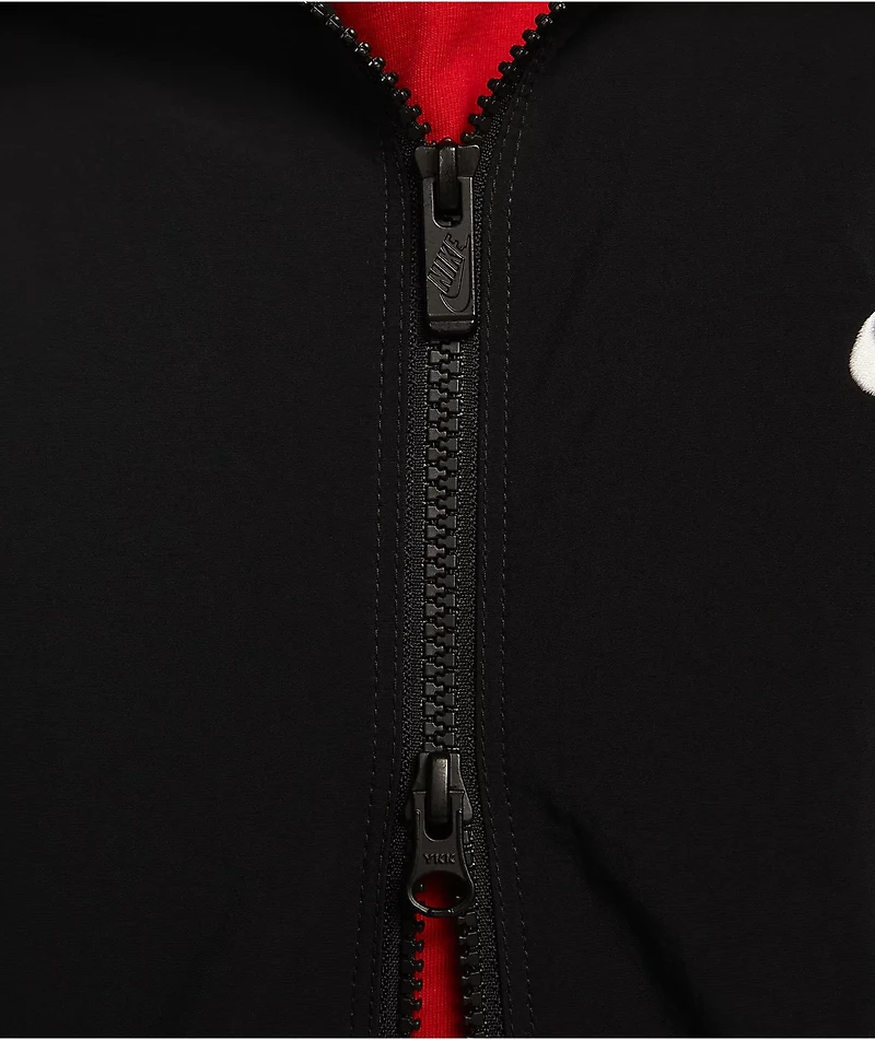 Nike Woven Black Zip Jacket
