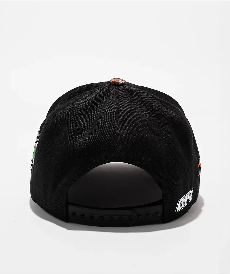 Ninth Hall A Frame Star Black & Camo Snapback Hat