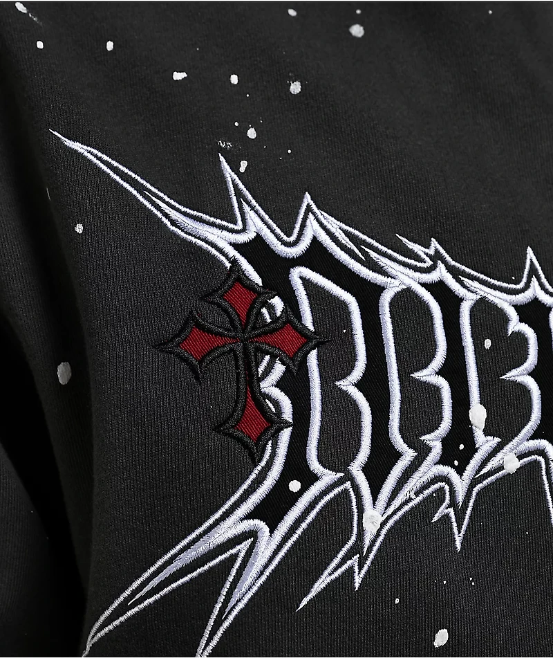 Ninth Hall Adductor Grey & Camo Boxy Zip Hoodie