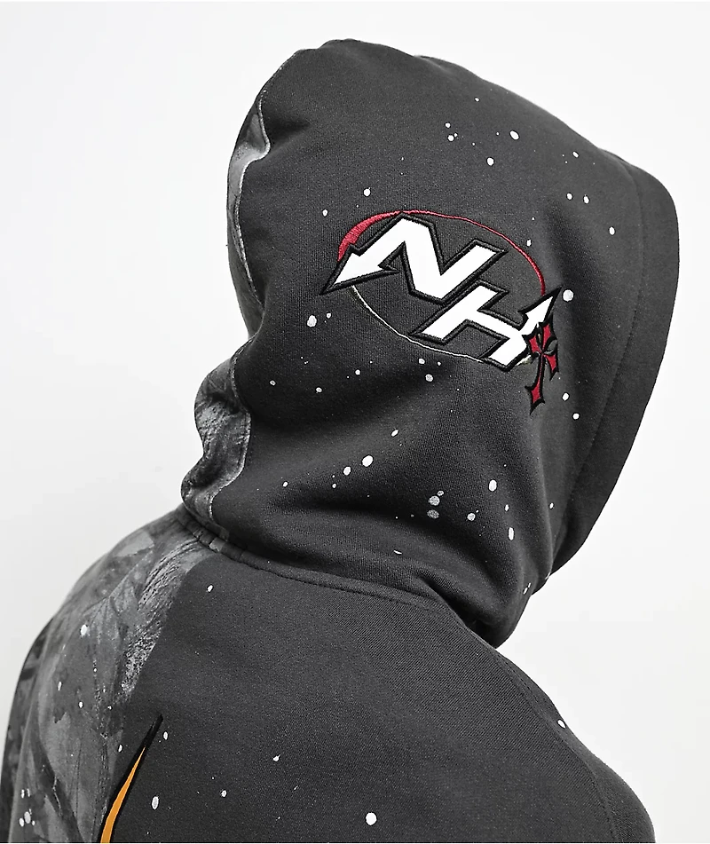 Ninth Hall Adductor Grey & Camo Boxy Zip Hoodie