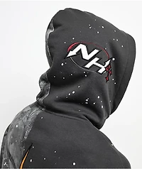 Ninth Hall Adductor Grey & Camo Boxy Zip Hoodie