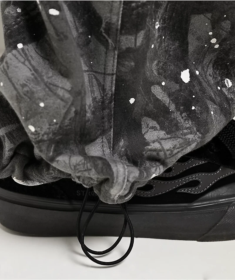 Ninth Hall Adductor Grey Camo Baggy Cargo Sweatpants