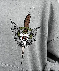 Ninth Hall Alina Grey Oversized Hoodie