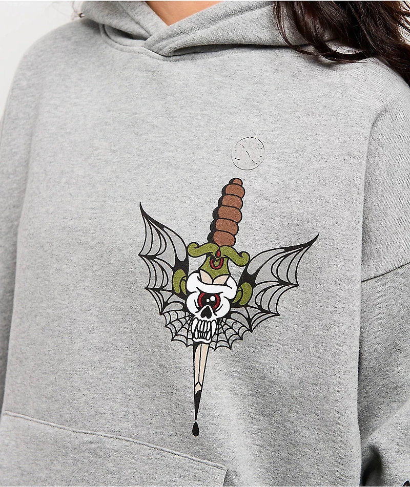 Ninth Hall Alina Grey Oversized Hoodie