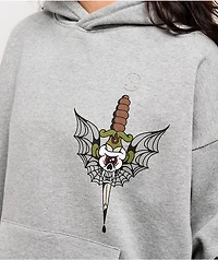 Ninth Hall Alina Grey Oversized Hoodie