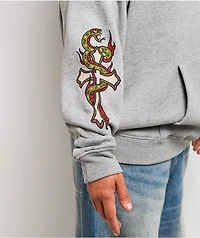 Ninth Hall Alina Grey Oversized Hoodie