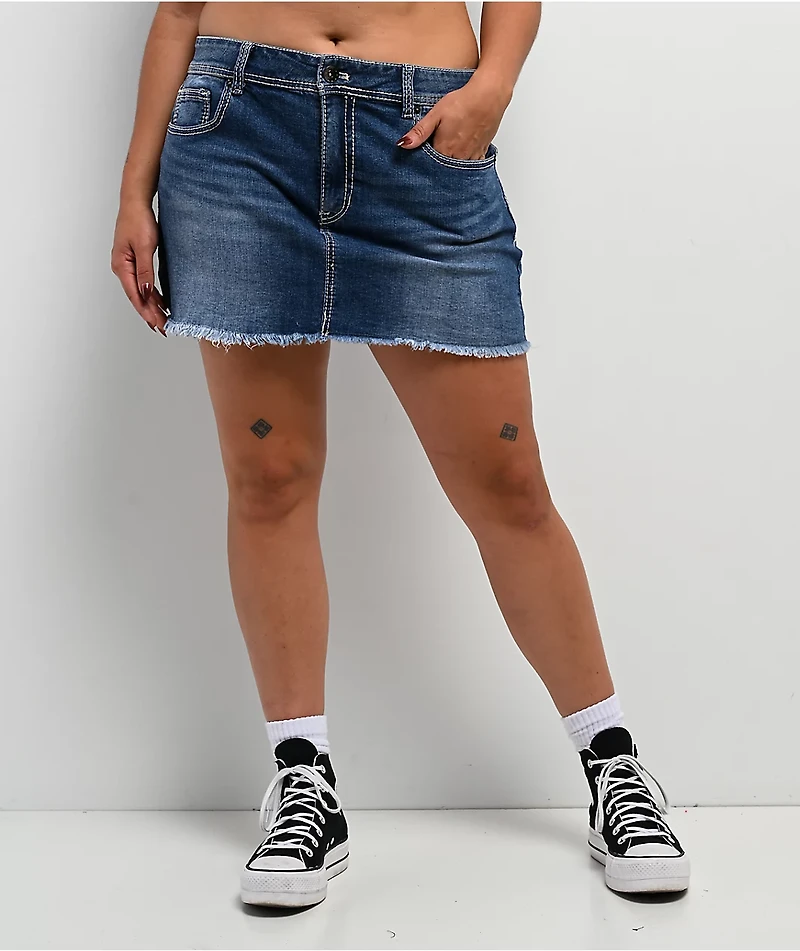 Ninth Hall Alyssia Heavenly Cutoff Mini Skirt