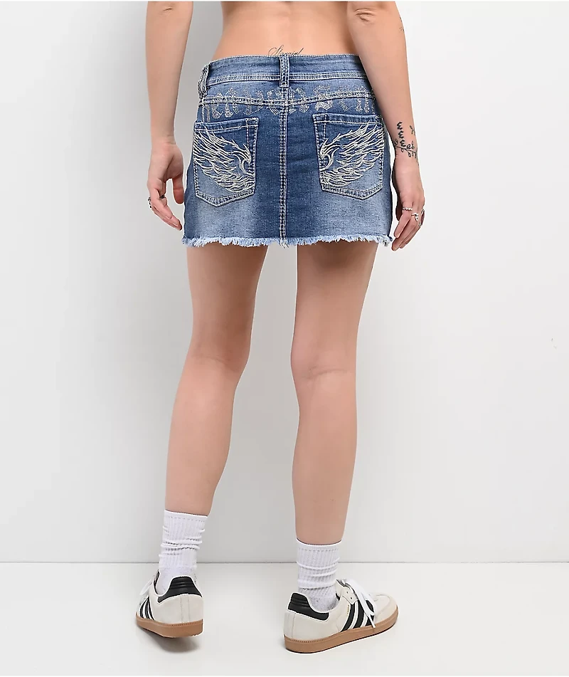 Ninth Hall Alyssia Heavenly Cutoff Mini Skirt