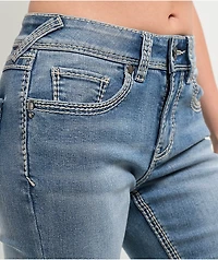 Ninth Hall Alyssia Sapphire Bootcut Denim Jeans