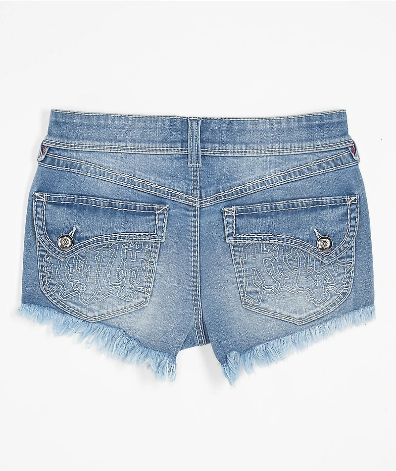 Ninth Hall Alyssia Shortie Sapphire Denim Shorts