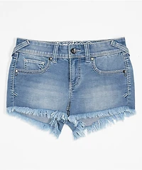 Ninth Hall Alyssia Shortie Sapphire Denim Shorts