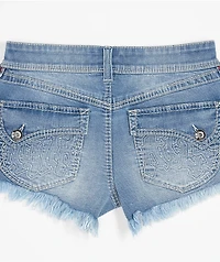 Ninth Hall Alyssia Shortie Sapphire Denim Shorts