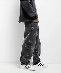 Ninth Hall Ambush Black Wash Loose Fit Jeans