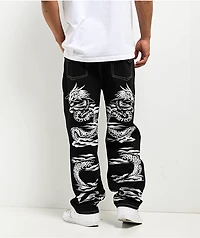 Ninth Hall Ambush Dragon Black Baggy Denim Jeans