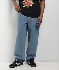 Ninth Hall Ambush Dragon Blue Wash Loose Fit Jeans