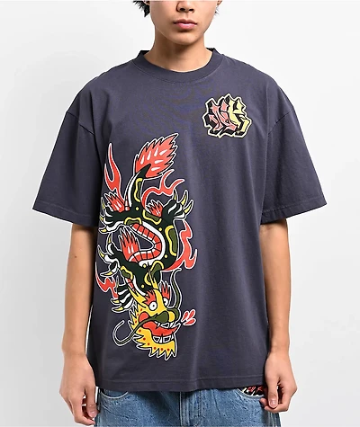 Ninth Hall Ambush Dragon Navy T-Shirt