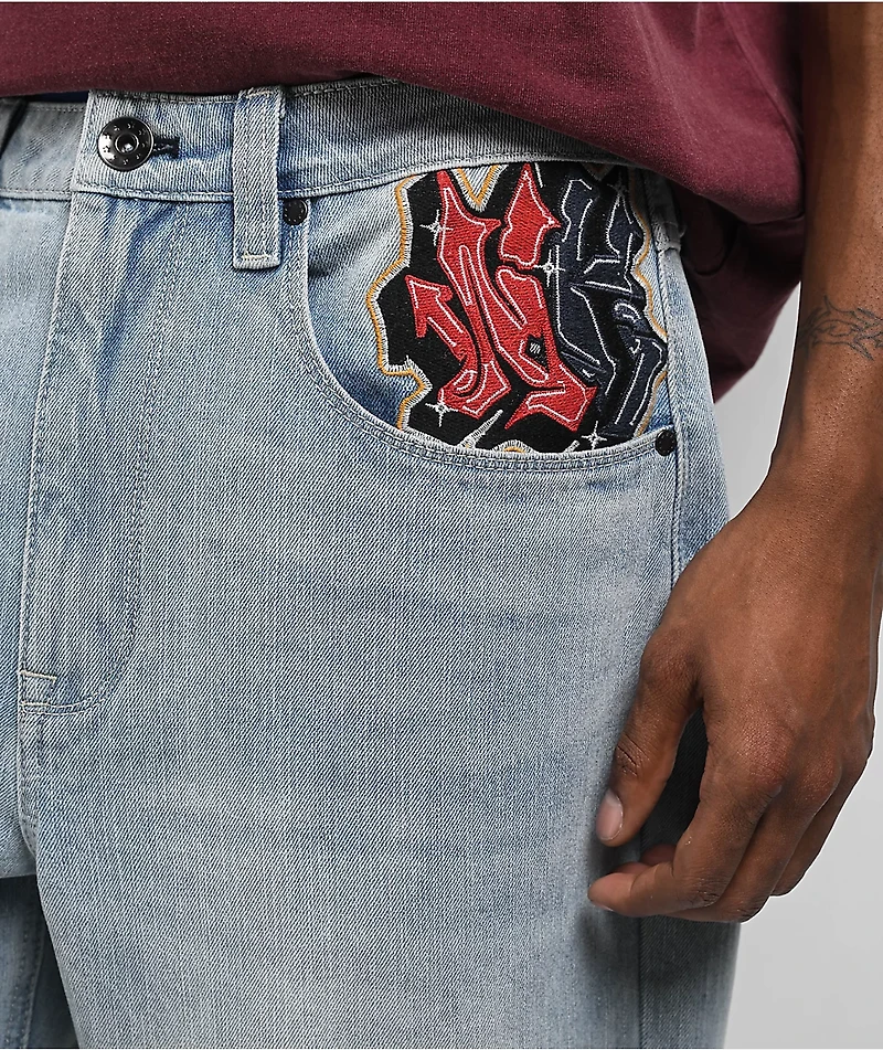 Ninth Hall Ambush Light Blue Wash Loose Fit Jeans