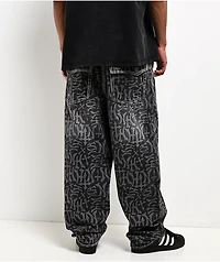 Ninth Hall Ambush Marked Up Black Wash Jeans