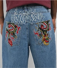 Ninth Hall Ambush Medium Blue Loose Fit Jeans