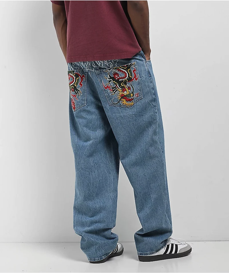 Ninth Hall Ambush Medium Blue Loose Fit Jeans