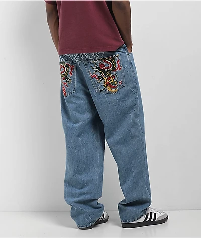 Ninth Hall Ambush Medium Blue Loose Fit Jeans