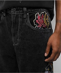 Ninth Hall Ambush Panther Black Wash Jeans