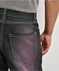 Ninth Hall Ambush Purple Wash Black Denim Loose Fit Jeans