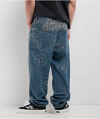 Ninth Hall Ambush Star Blue Wash Loose Fit Jeans
