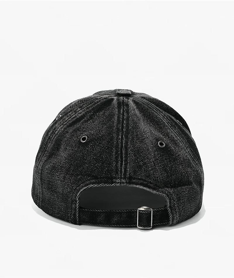 Ninth Hall Angel Rhinestone Black Snapback Hat