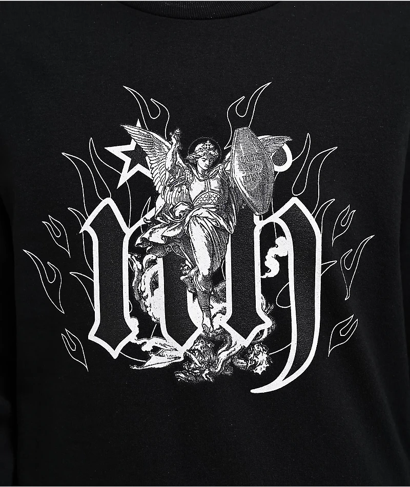Ninth Hall Angels Black Long Sleeve T-Shirt