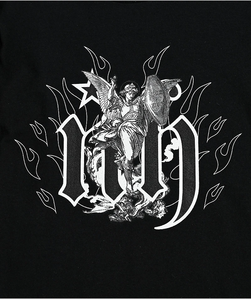 Ninth Hall Angels Black Long Sleeve T-Shirt