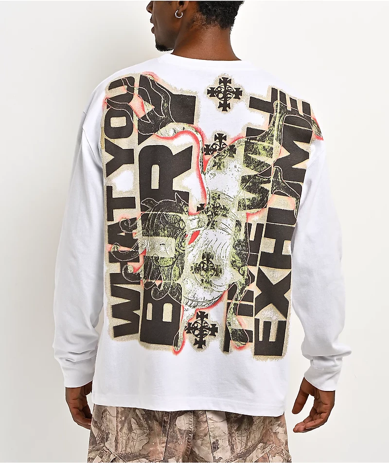 Ninth Hall Apocalypto White Long Sleeve T-Shirt
