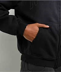 Ninth Hall Art Department Black Wash Zip Hoodie