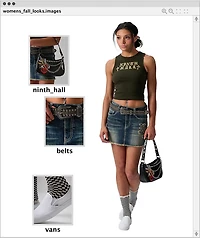 Ninth Hall Ashlee Rosin Green Tank Top