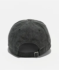 Ninth Hall Ashton Black Wash Strapback Hat