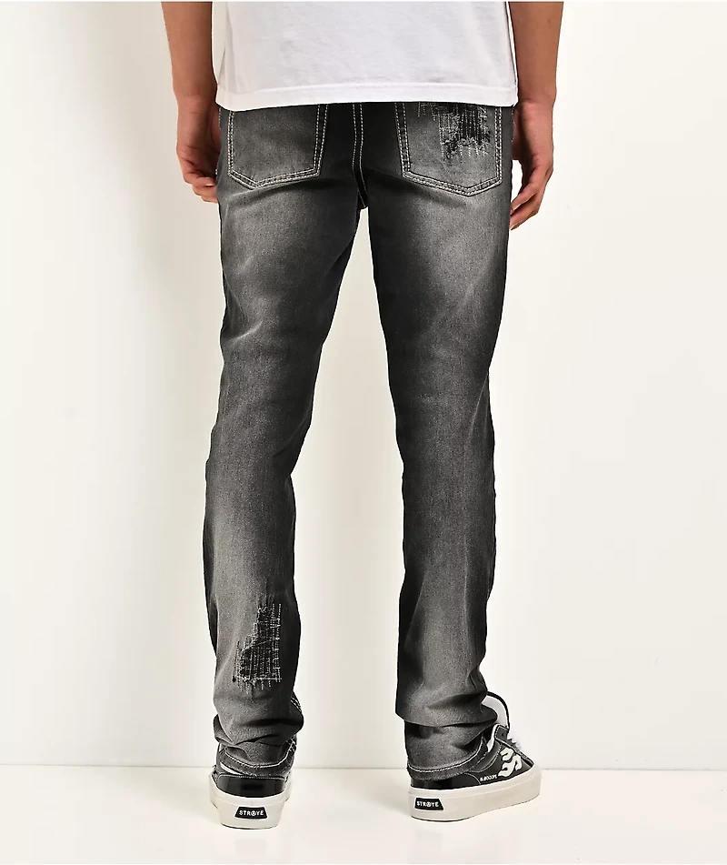 Ninth Hall Asphalt Black Skinny Jeans