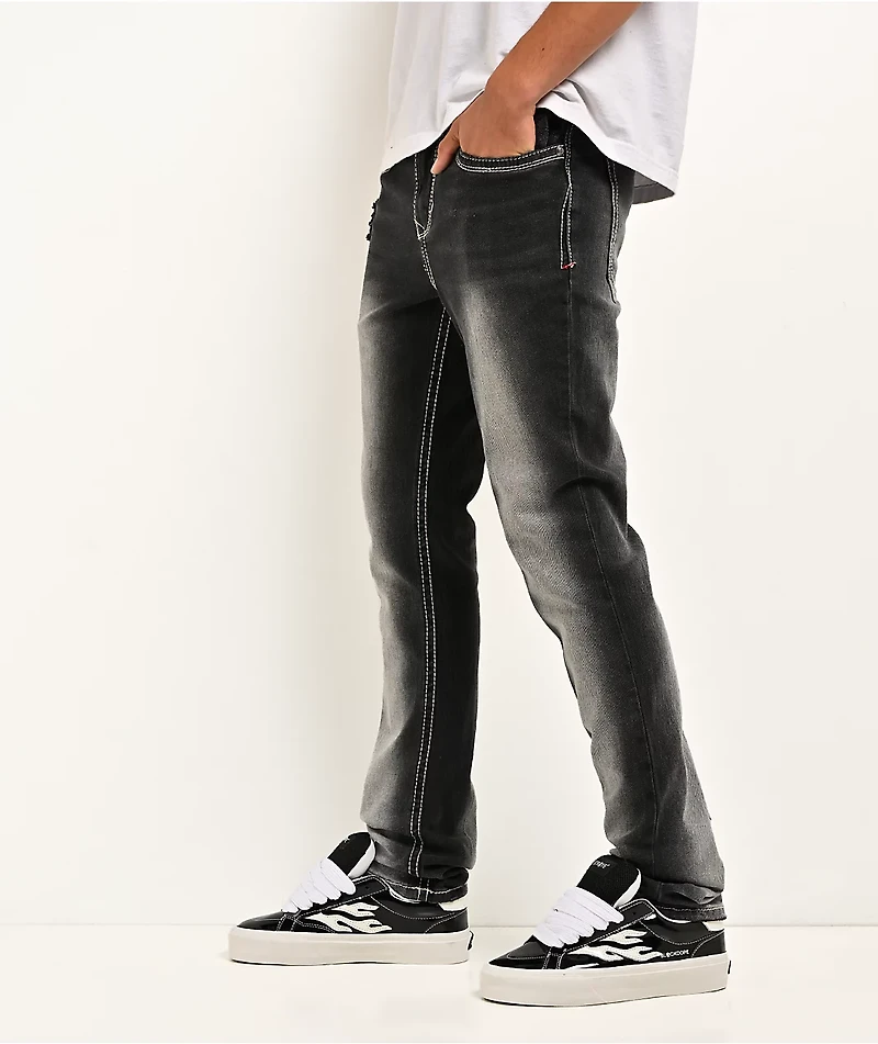 Ninth Hall Asphalt Black Skinny Jeans