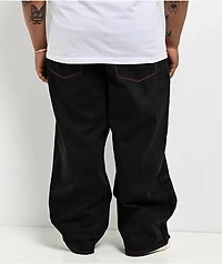 Ninth Hall Astray Pink & Black Thunderhead Wash Ultra Wide Patchwork Jeans