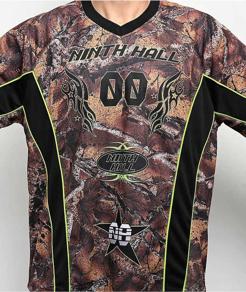 Ninth Hall Backfire Camo Long Sleeve Jersey