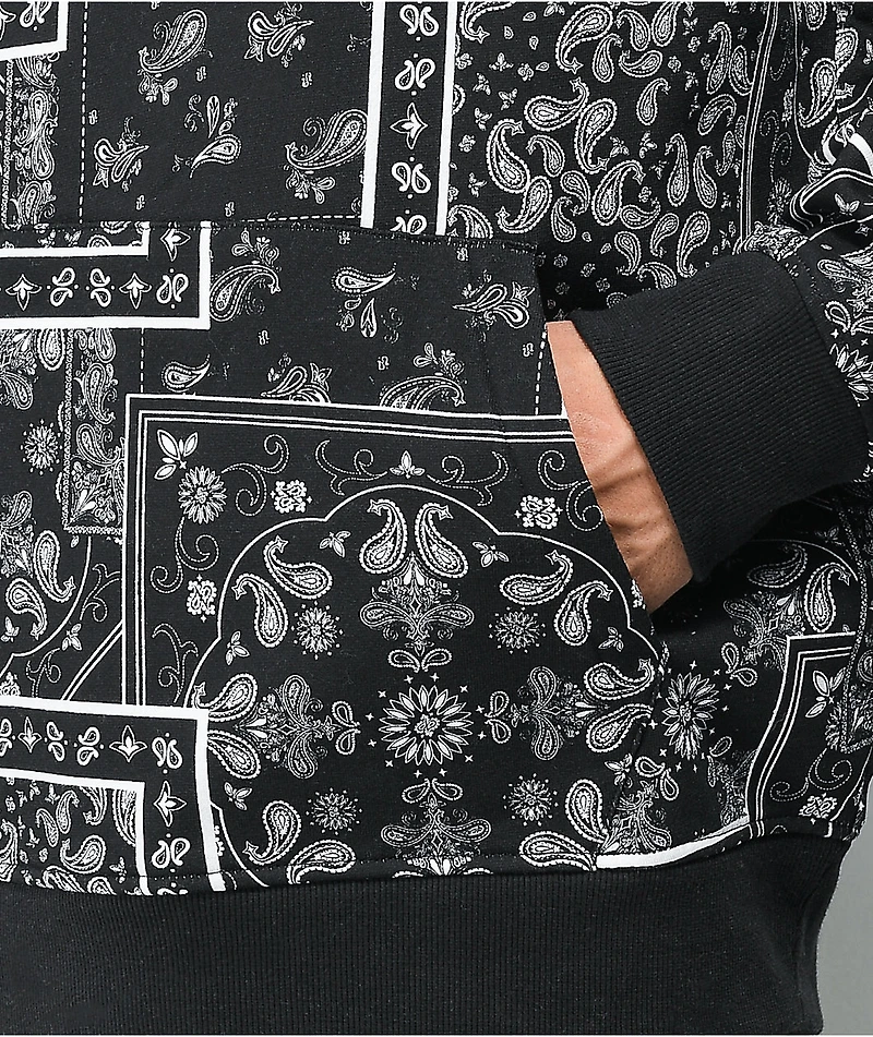 Ninth Hall Bandana Black Hoodie