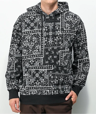 Ninth Hall Bandana Black Hoodie