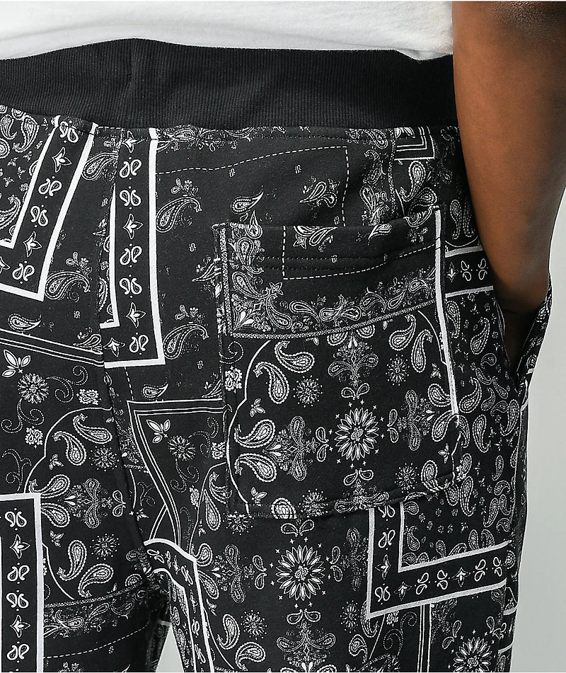 Ninth Hall Bandana Black Jogger Sweatpants