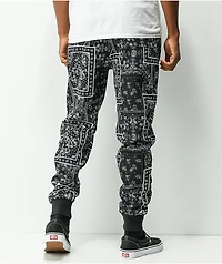 Ninth Hall Bandana Black Jogger Sweatpants